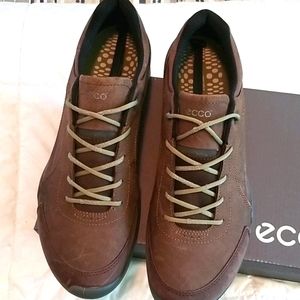ECCO YAK Leather Natural Motion Shoes size 46.